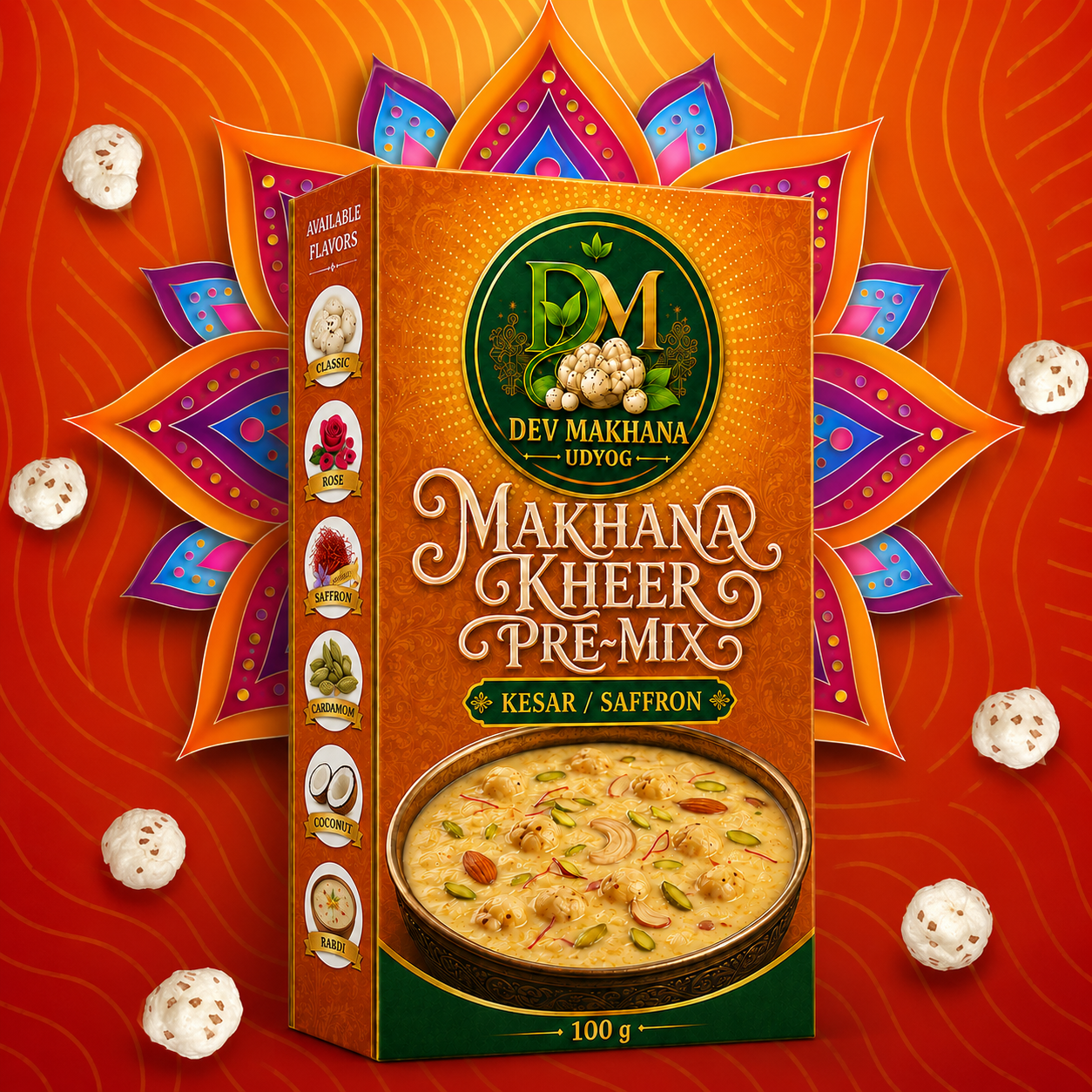Makhana Kheer Pre-Mix Kesar / Saffron (100 g)